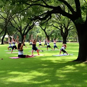aulão de yoga