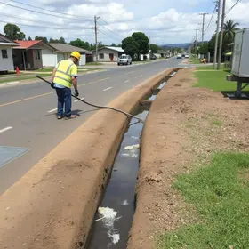 serviço de drenagem e pavimentação
