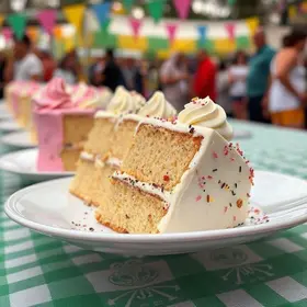 Festival de bolos e fatias