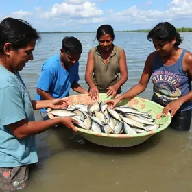 distribuição de peixes